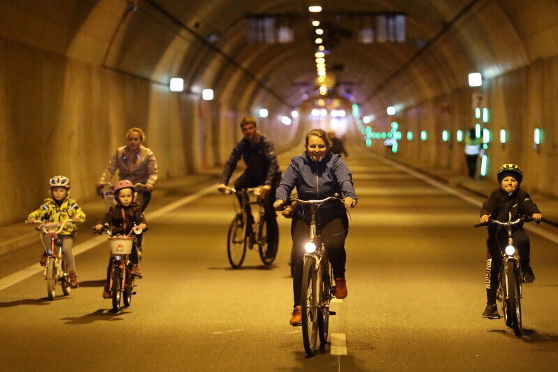 Zdjęcie Przejazd rowerowy przez tunel pod Martwą Wisłą 4