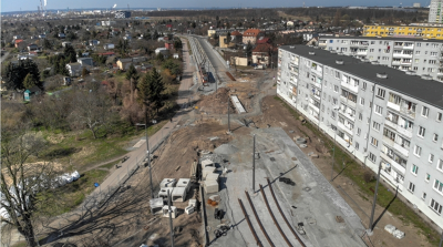 Remont torów na Stogach