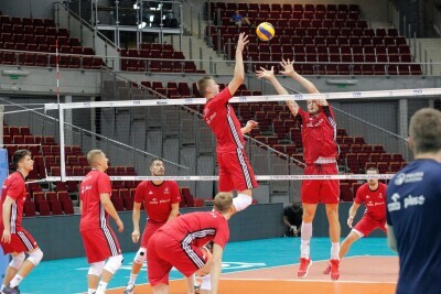 Trening polskich siatkarzy prze kwalifikacjami do IO Tokio 2020