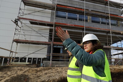 Wizyta na budowie szkoły Jabłoniowa