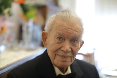 Wizyta u 100-latka Georgisa Dafererasa